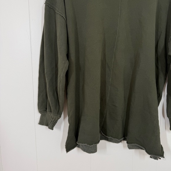 Aerie Green Oversized Crewneck Sweatshirt - Picture 5 of 13